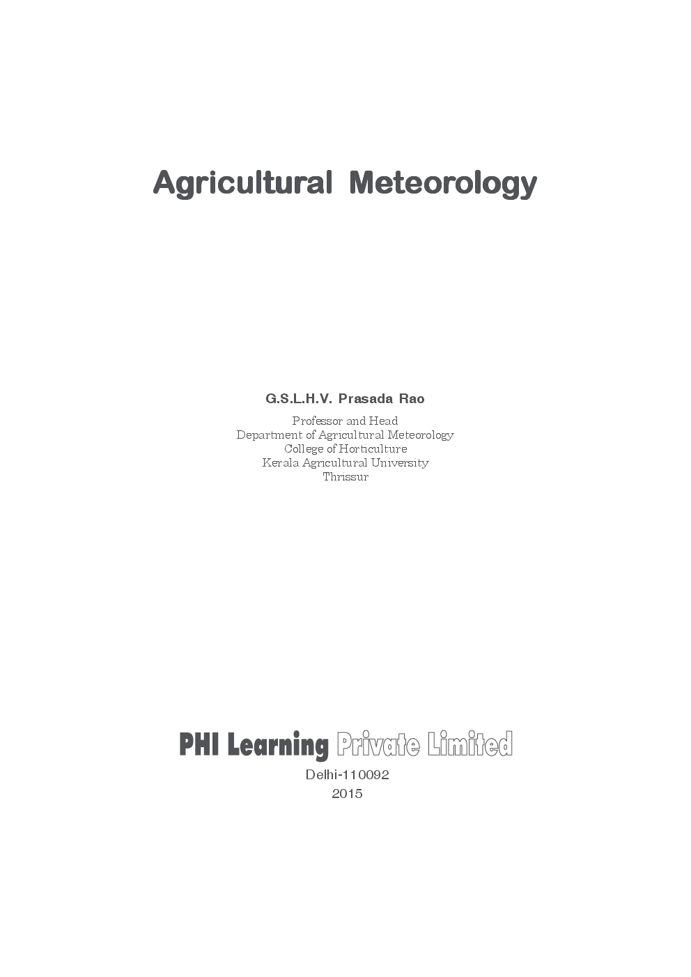 Agricultural Meteorology - Page 4