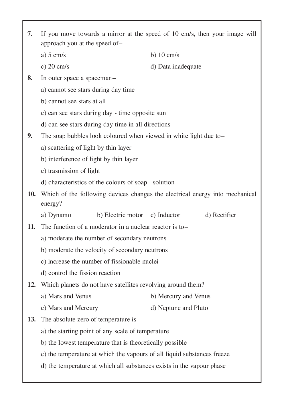 Railway Recruitment Board (Technical) Previous Year Question Papers With Answers - Page 3