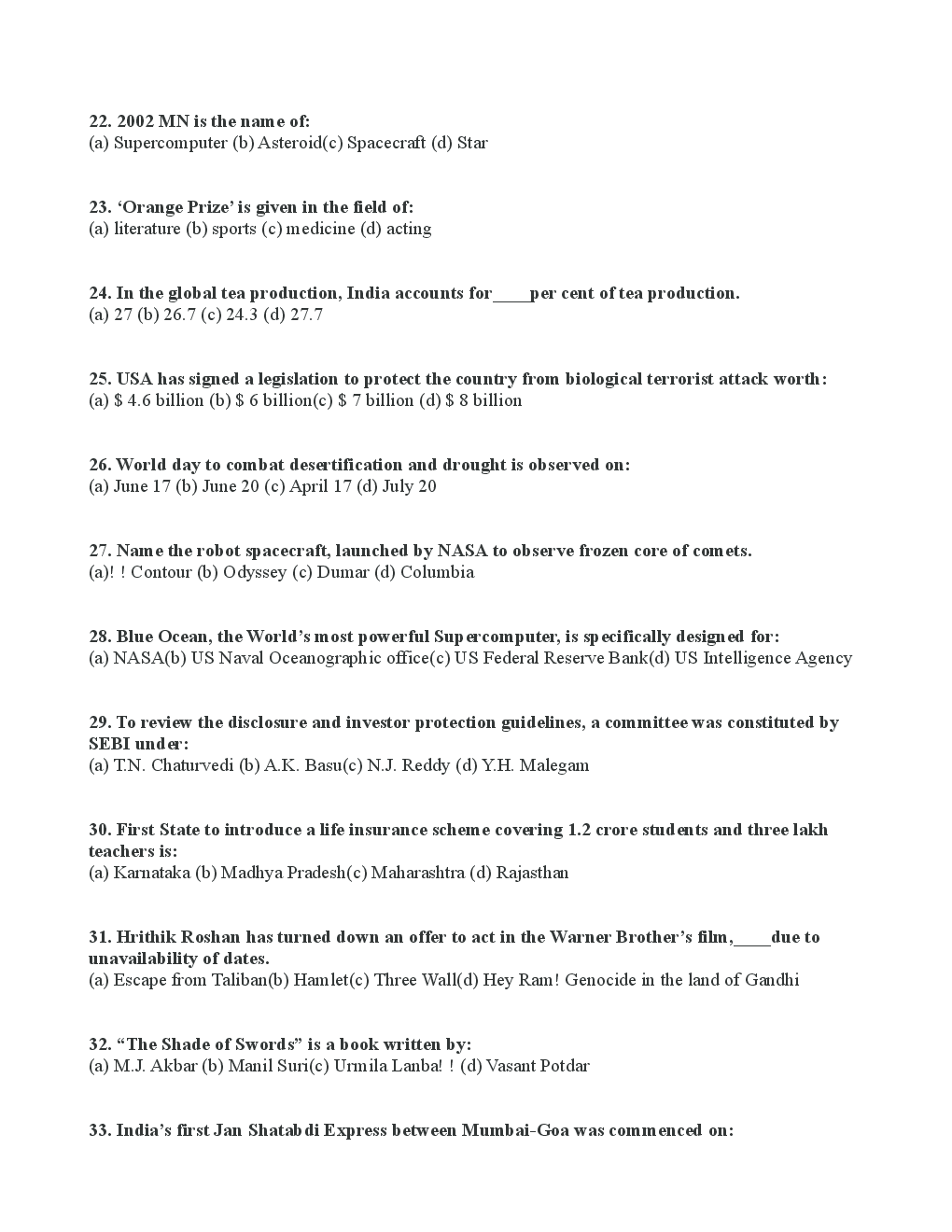 Railway Recruitment Board (Non-Technical) Previous Year Question Papers With Answers - Page 4