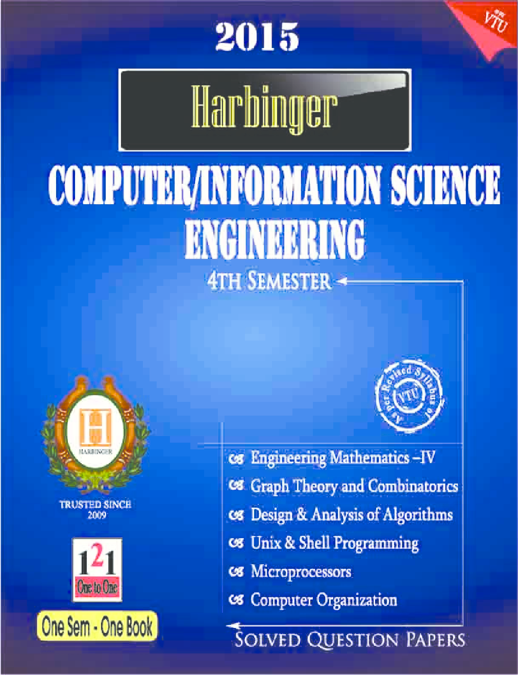 Harbingers Solved Question Papers Computer And Information Science Engineering 4th Semester VTU 2015 - Page 1