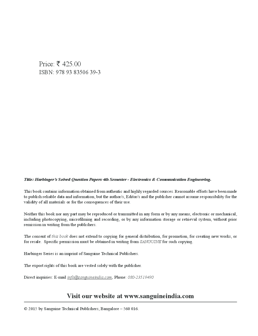 Harbingers Solved Question Papers Electronics And Communication Engineering 4th Semester VTU 2015 - Page 4