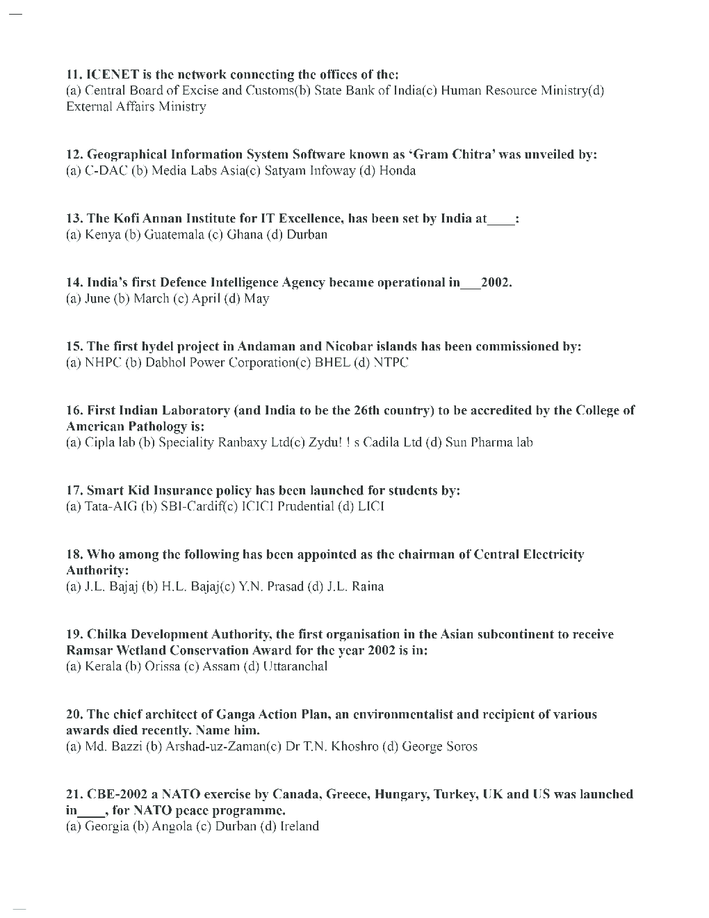 Railway Recruitment Board ASM 2016 Previous Year Question Papers And Mock Test - Page 3