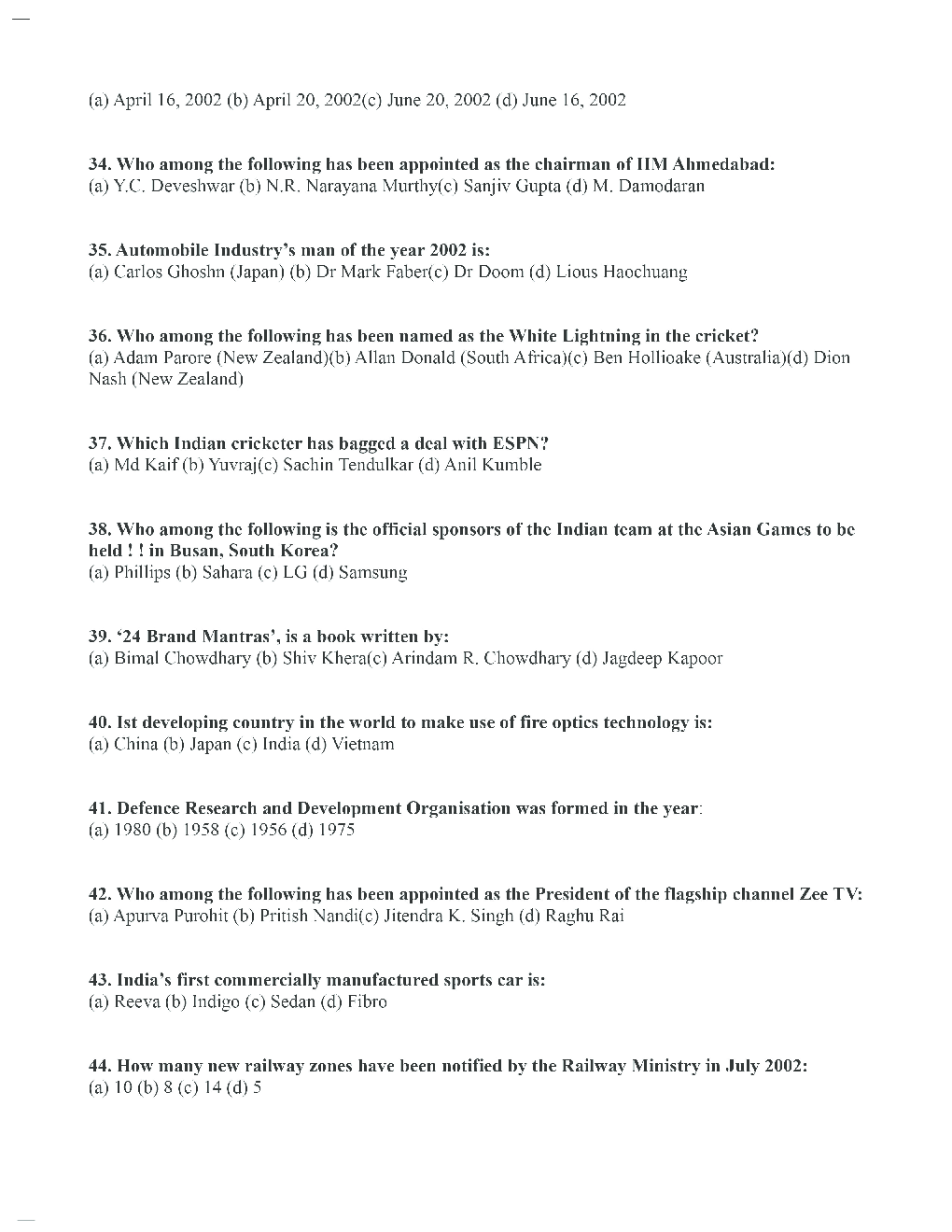 Railway Recruitment Board ASM 2016 Previous Year Question Papers And Mock Test - Page 5