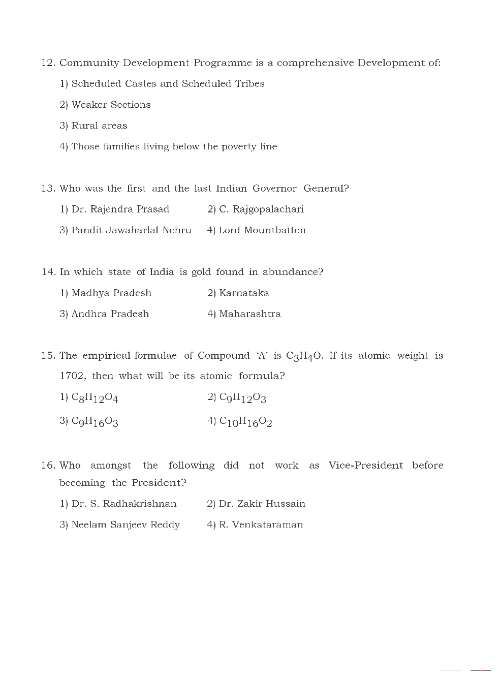 Railway Recruitment Board Loco Pilot 2016 Previous Year Question Papers And Mock Test - Page 4