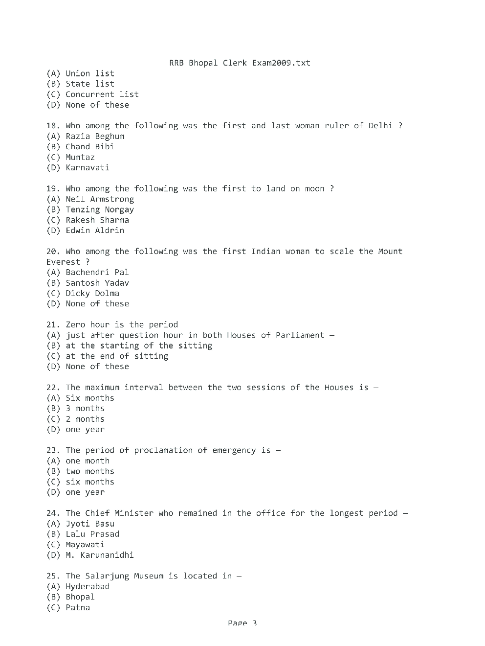 Railway Recruitment Board Clerk 2016 Previous Year Question Papers And Mock Test - Page 4