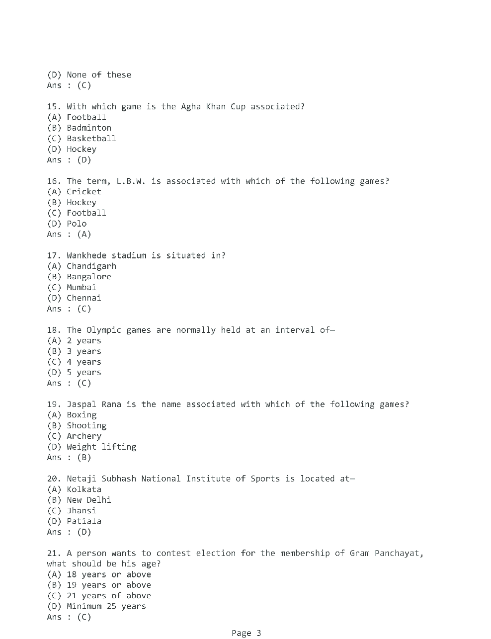 Railway Recruitment Board TC 2016 Previous Year Question Papers And Mock Test - Page 4
