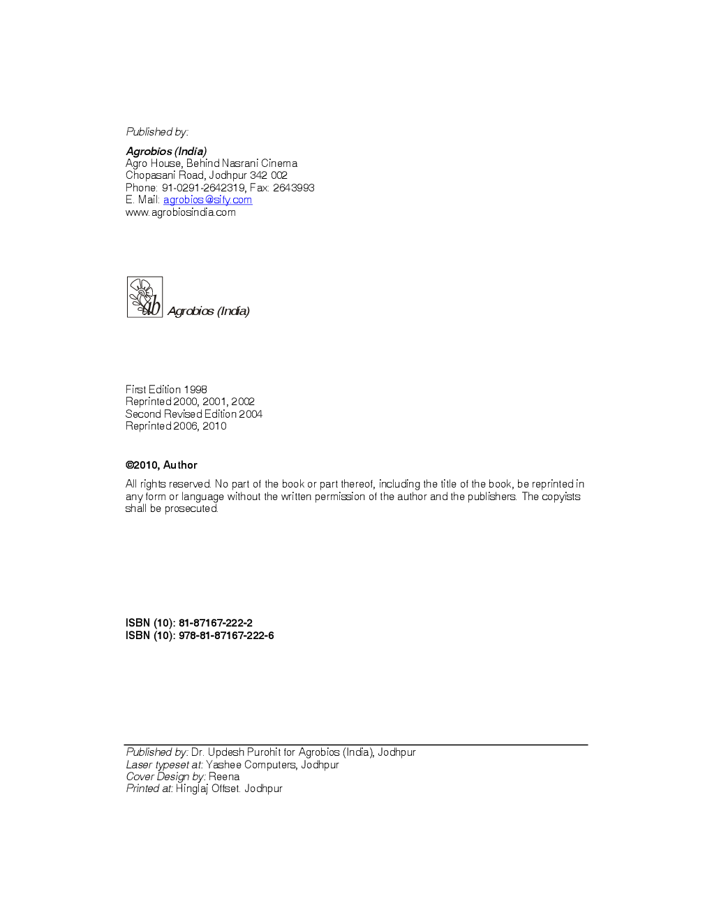 A Laboratory Manual Of Plant Biotechnology - Page 3
