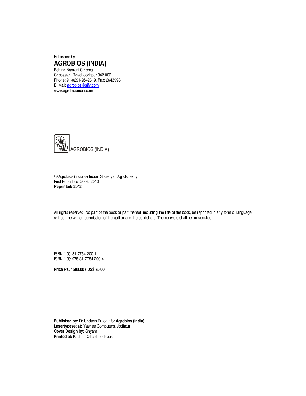 Agroforestry : Potentials and Opportunities - Page 3