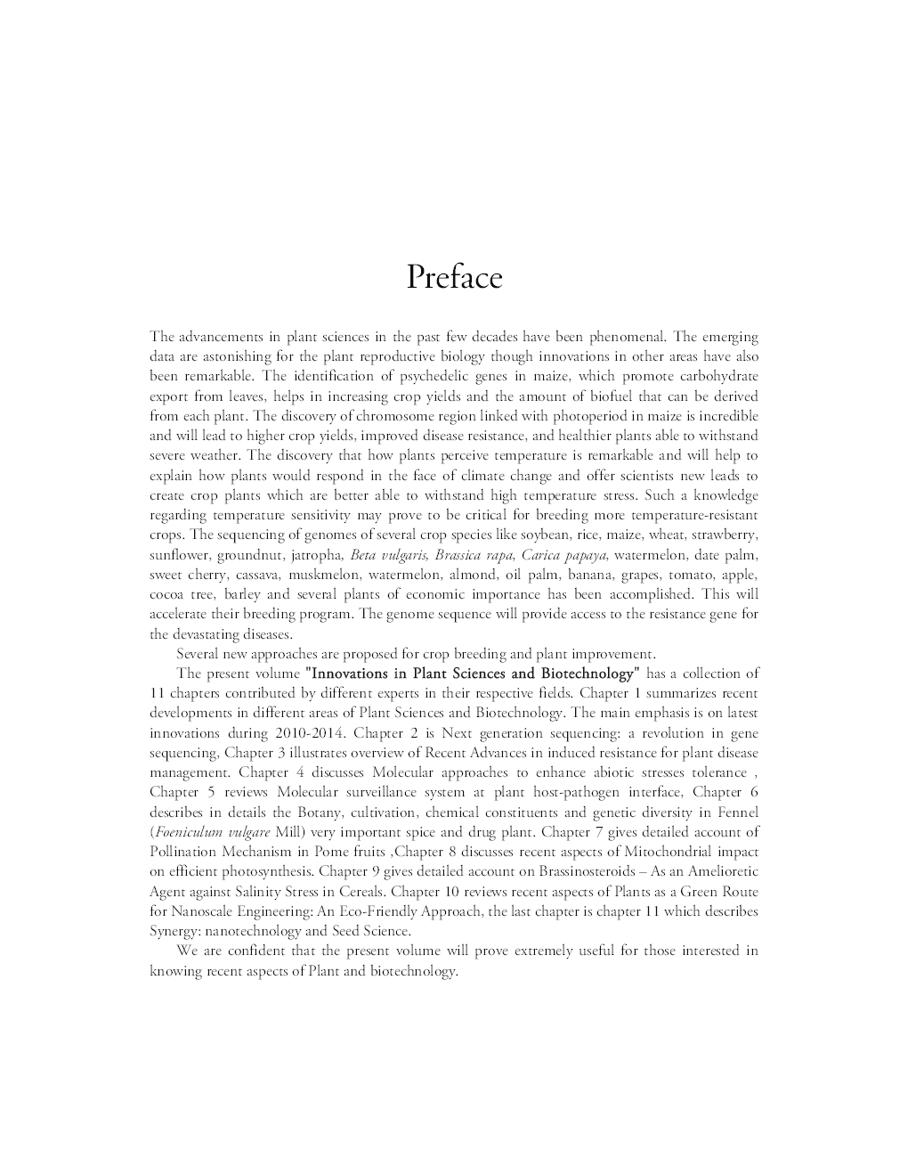 Innovations In Plant Sciences And Biotechnology - Page 4