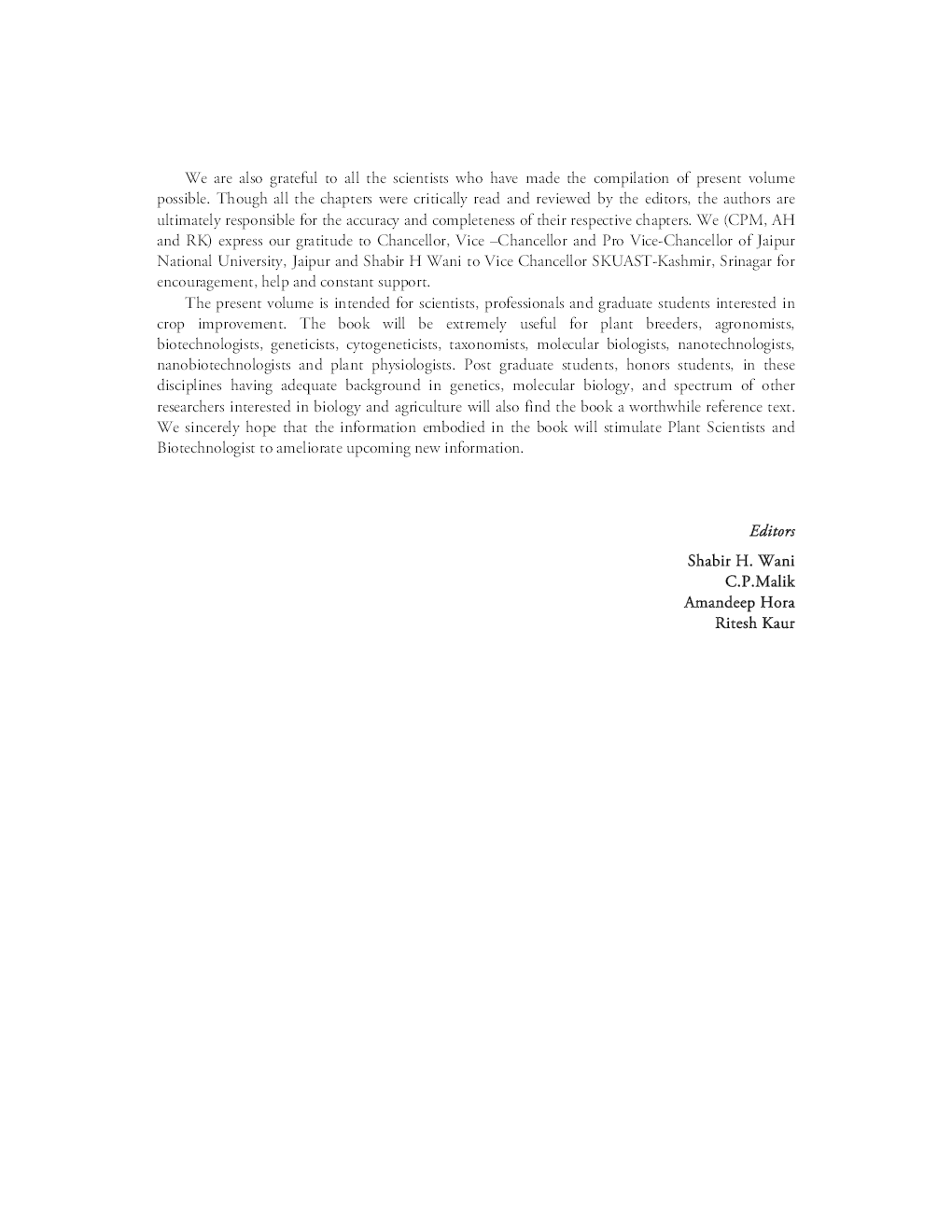 Innovations In Plant Sciences And Biotechnology - Page 5