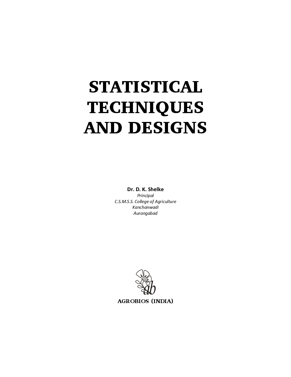 Statistical Techniques And Design - Page 2