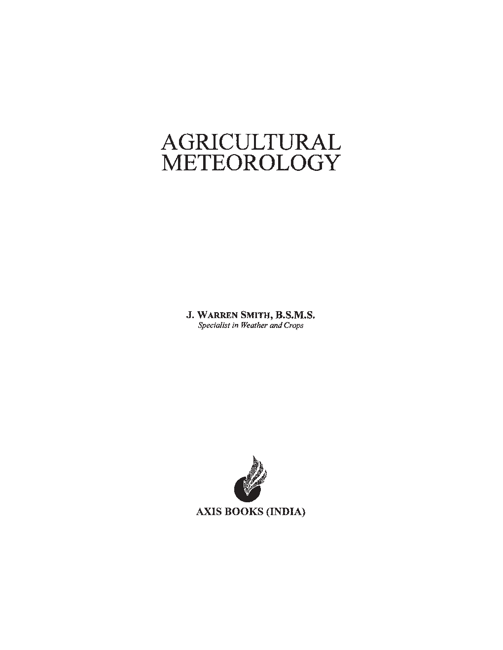 Agricultural Meteorology - Page 3