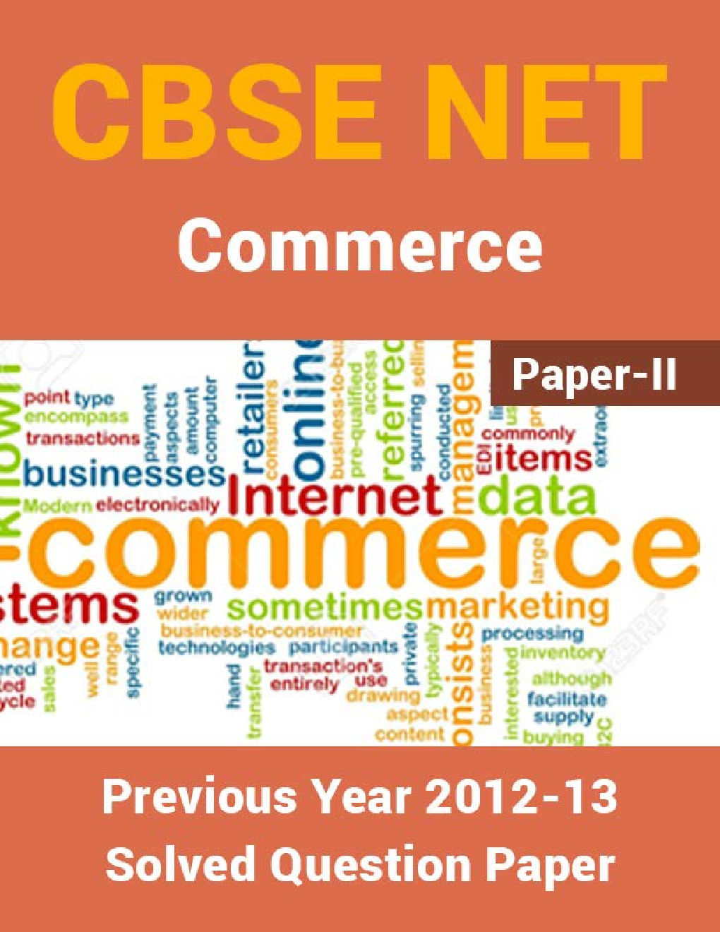 CBSE UGC NET Previous Year 2012-13 Solved Question Paper Commerce Paper-II(June-Dec) - Page 1