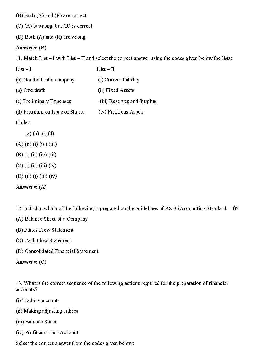 CBSE NET Previous Year 2012-13 Solved Question Paper Commerce Paper-III(June-Dec) - Page 5