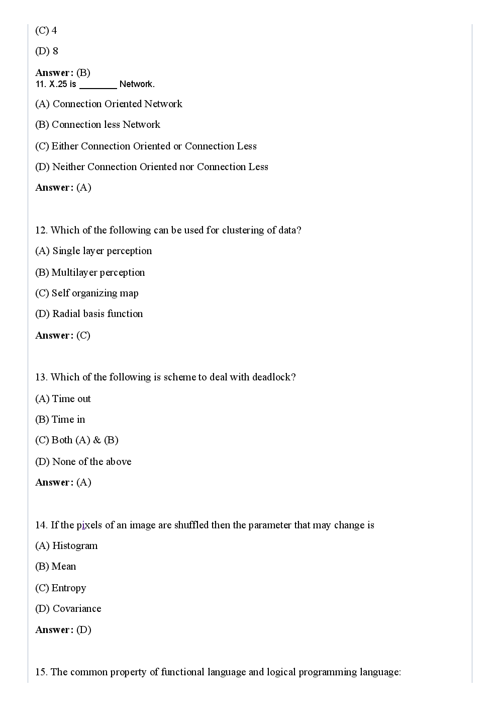 CBSE NET Previous Year 2012-13 Solved Question Paper Computer-Science Paper-III(June-Dec) - Page 5