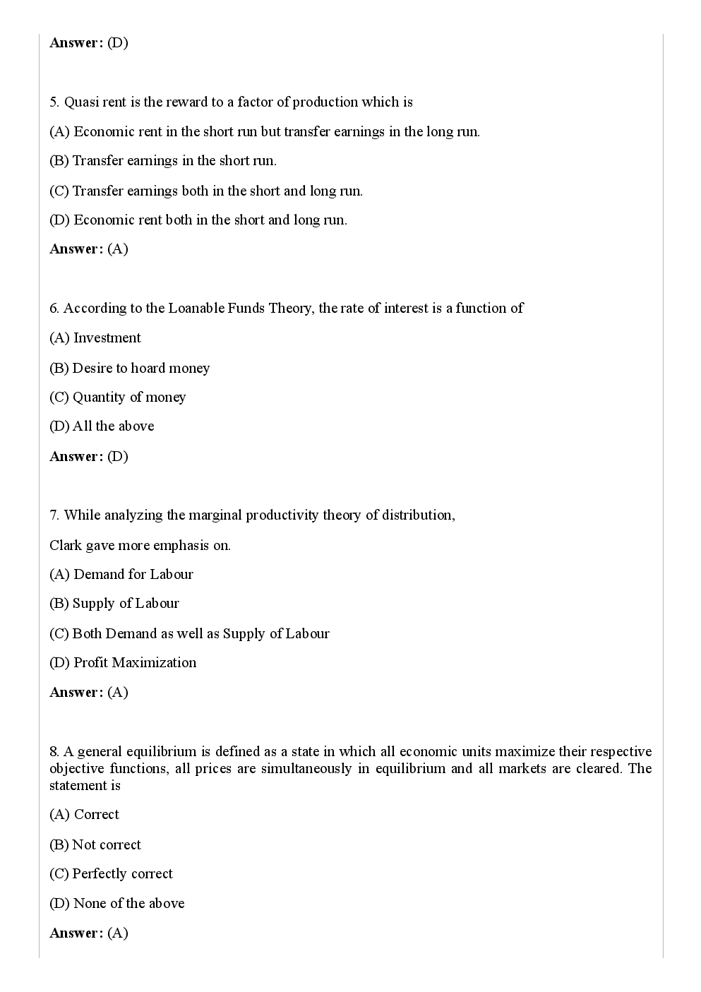 CBSE NET Previous Year 2012-13 Solved Question Paper Economics Paper-III (June-Dec) - Page 3