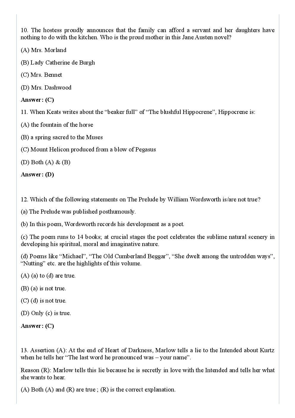 CBSE NET Previous Year 2012-13 Solved Question Paper English Paper-III(June-Dec) - Page 5