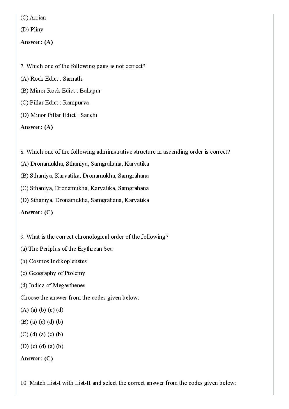 CBSE NET Previous Year 2012-13 Solved Question Paper History Paper-II(June-Dec) - Page 4