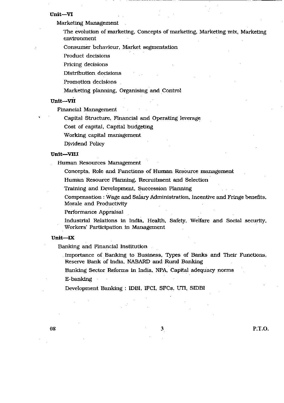 CBSE NET Commerce Syllabus 2016 - Page 4