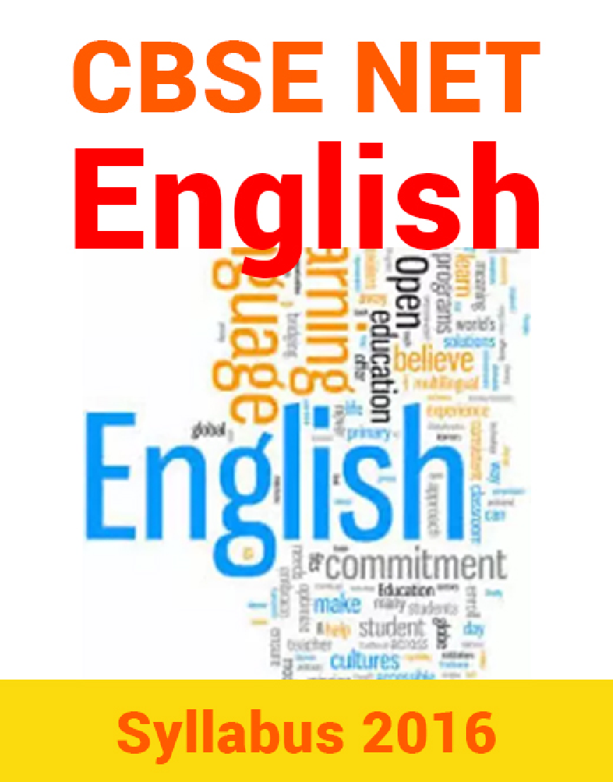 CBSE NET English Syllabus 2016 - Page 1