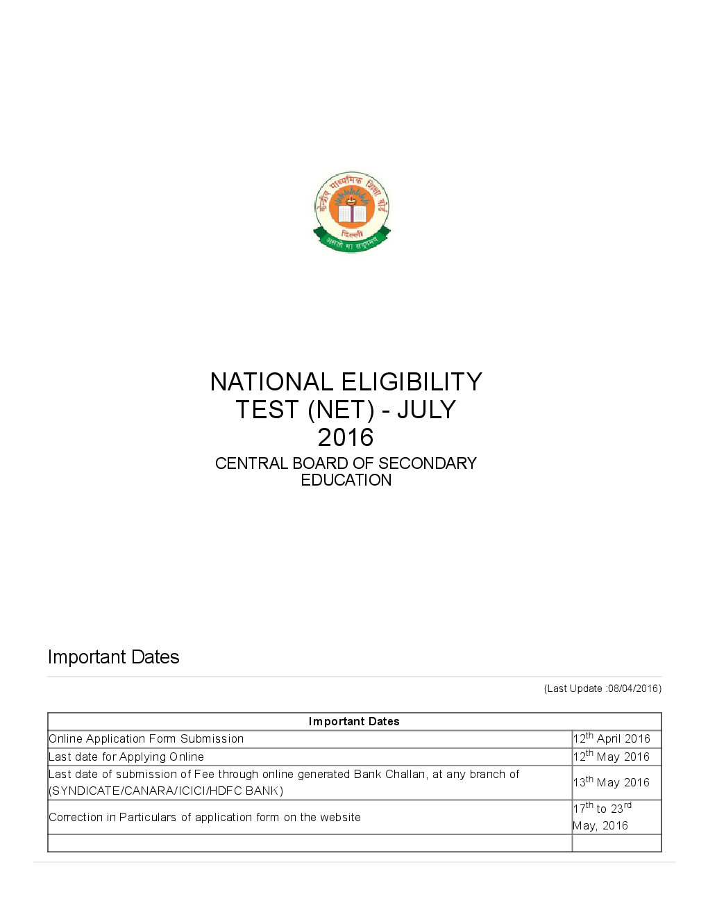 CBSE UGC NET Information Bulletin 2017 - Page 2