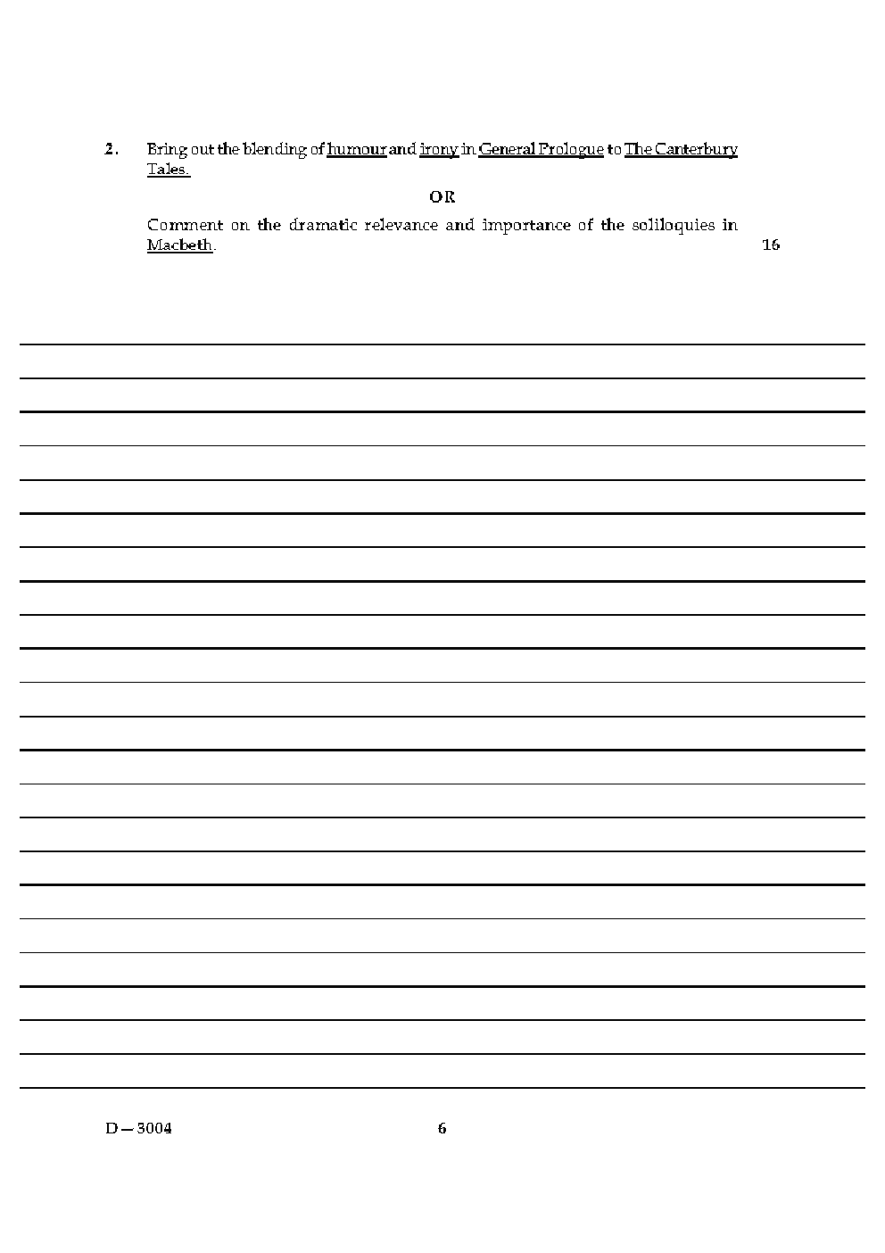 CBSE UGC NET Unsolved Previous Year Question Papers English Paper-III (2004-15) - Page 5