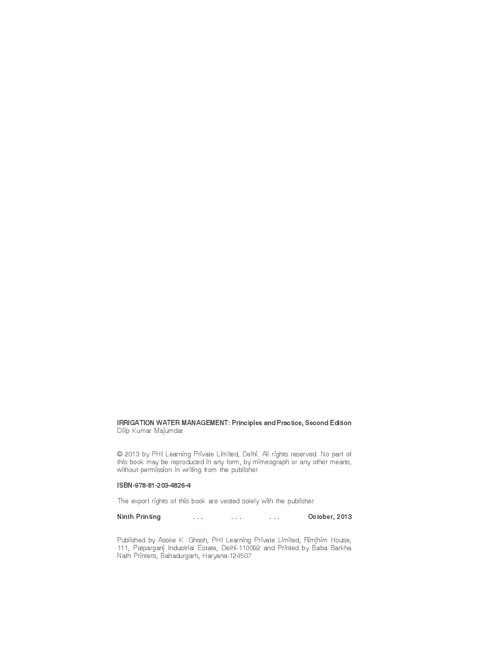 Irrigation Water Management - Page 5