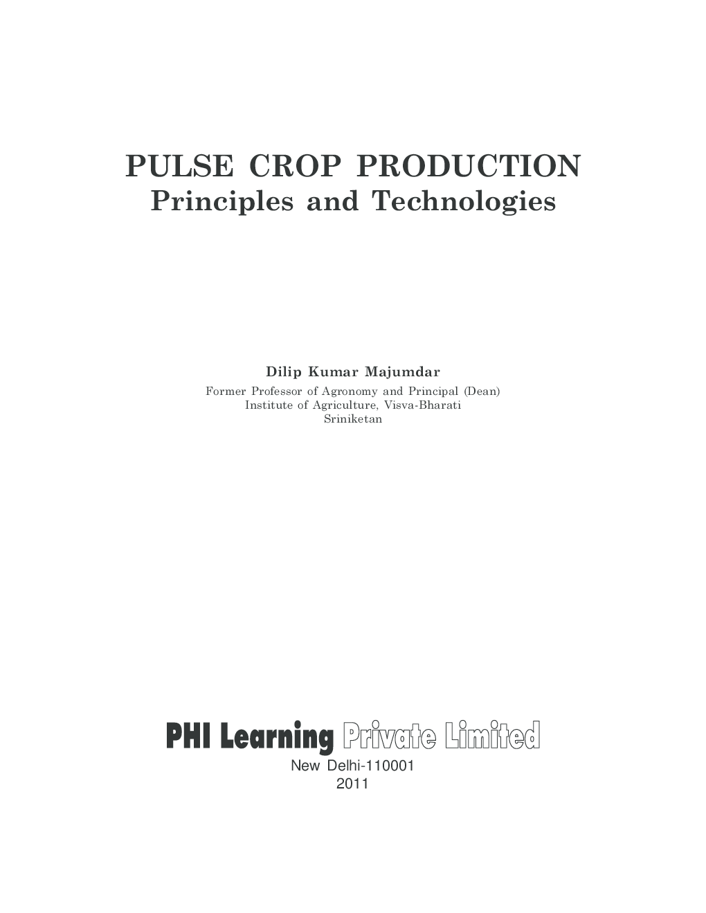 Pulse Crop Production : Principles And Technologies - Page 2