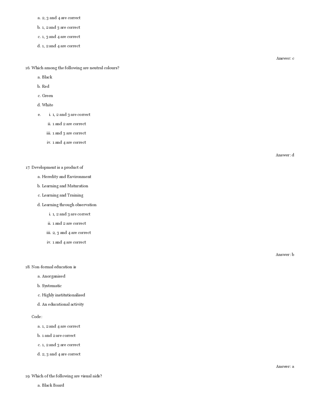 CBSE UGC NET Previous Year 2012-13 Solved Question Paper Home Science Paper-II(June-Dec) - Page 5
