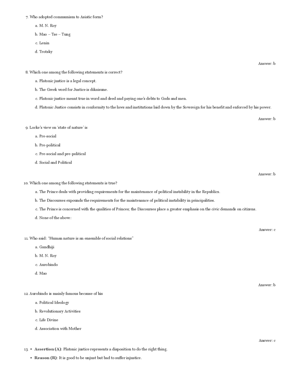 CBSE UGC NET Previous Year 2012-13 Solved Question Paper Political Science Paper-III(June-Dec) - Page 3