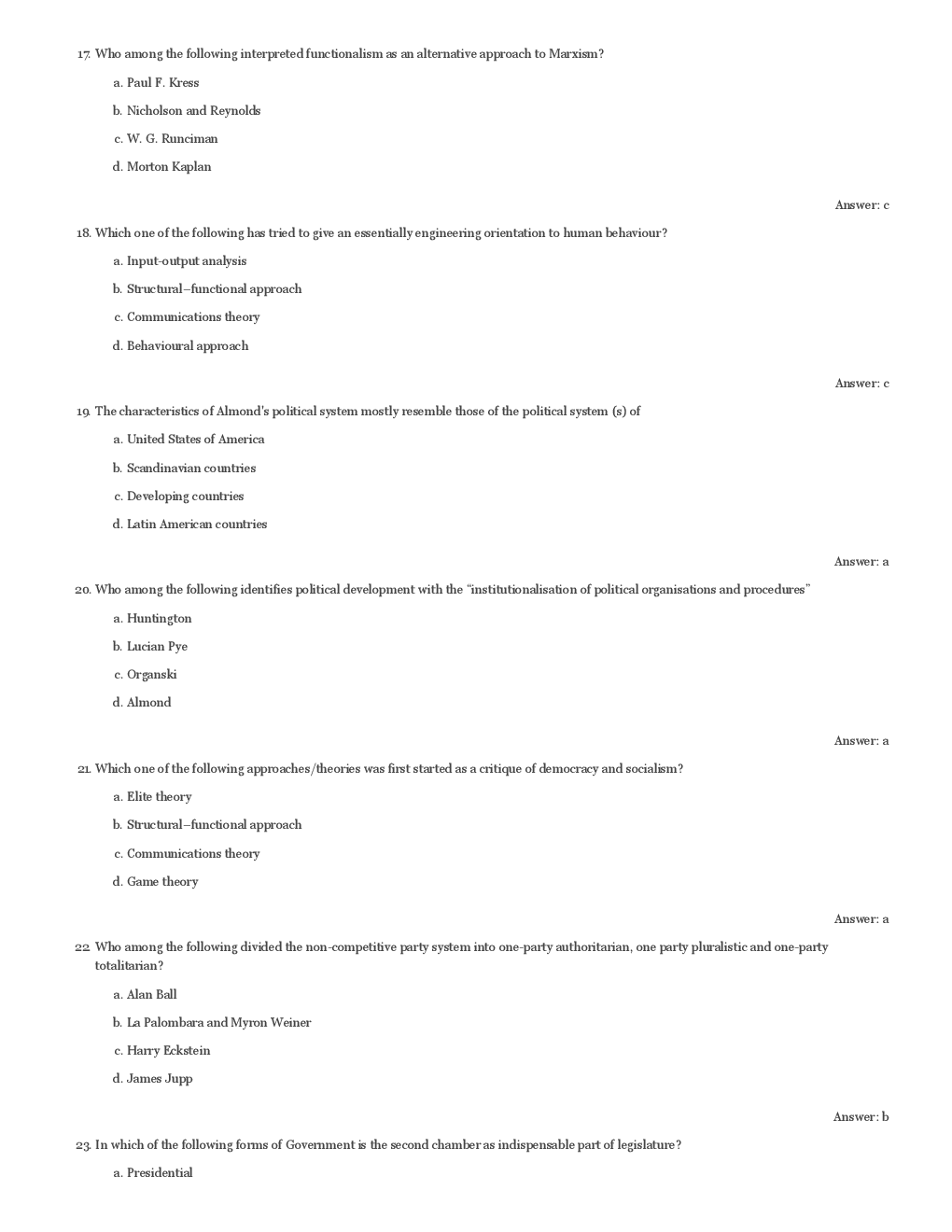 CBSE UGC NET Previous Year 2012-13 Solved Question Paper Political Science Paper-III(June-Dec) - Page 5