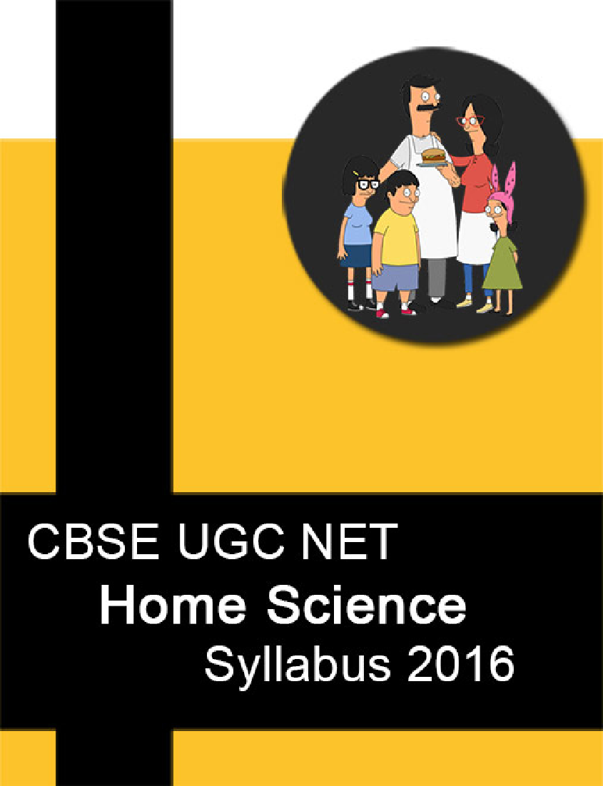 CBSE UGC NET Home Science Syllabus 2016 - Page 1