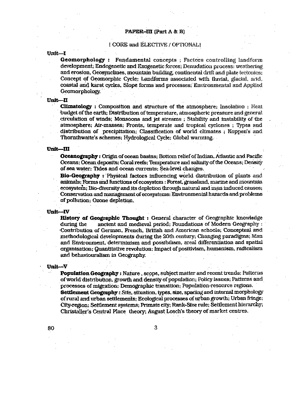 CBSE UGC NET Geography Syllabus 2016 - Page 4