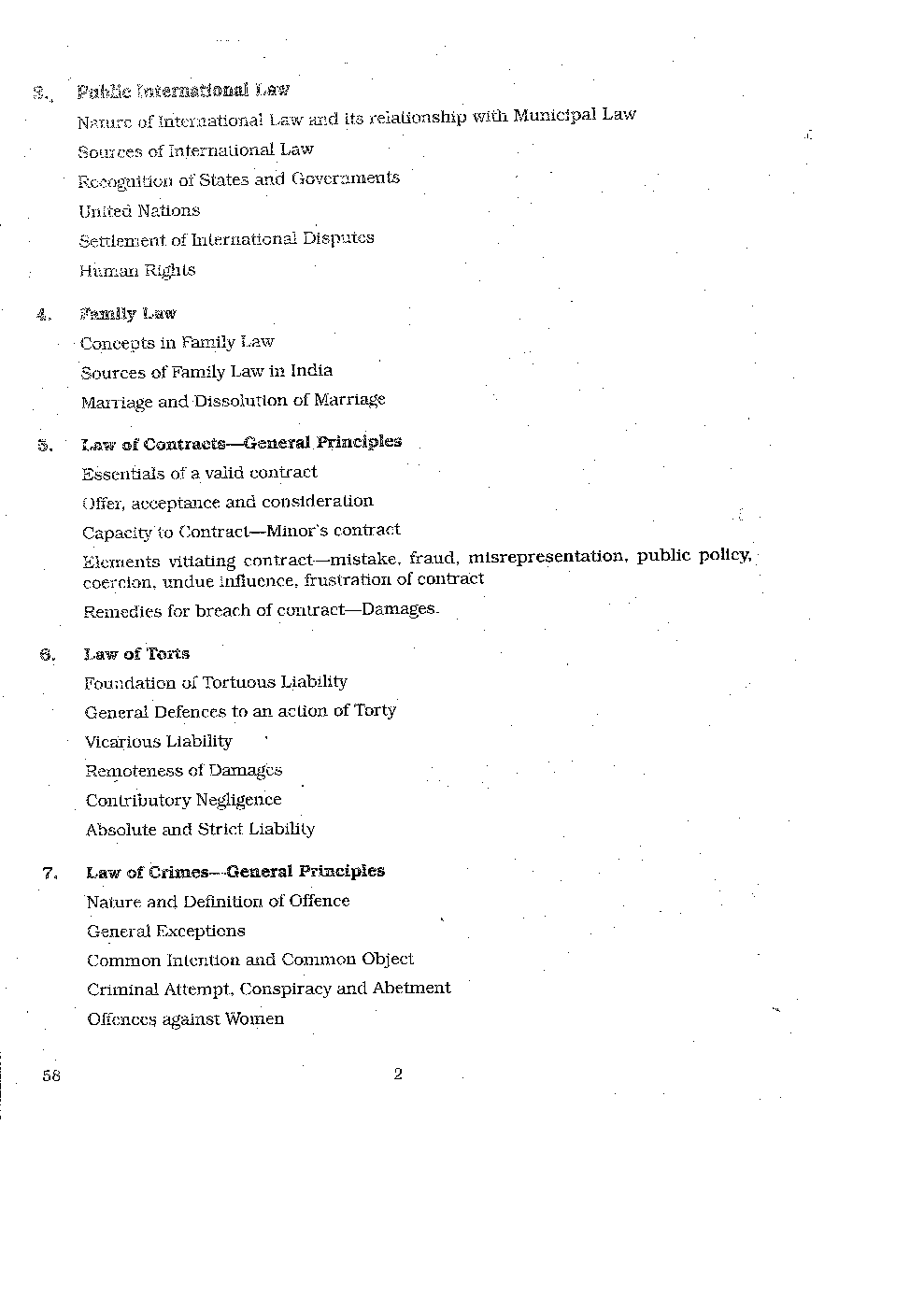 CBSE UGC NET  Law Syllabus 2016 - Page 3