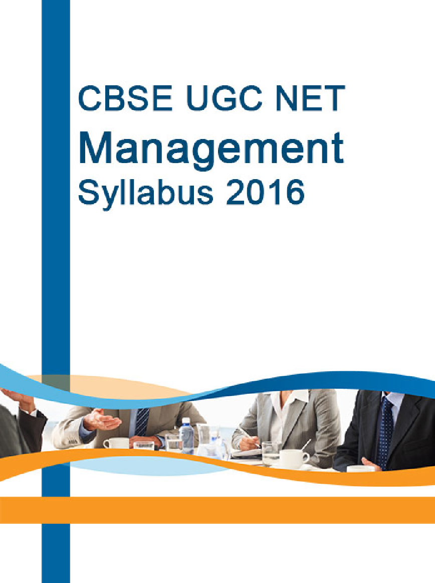 CBSE UGC NET Management Syllabus 2016 - Page 1