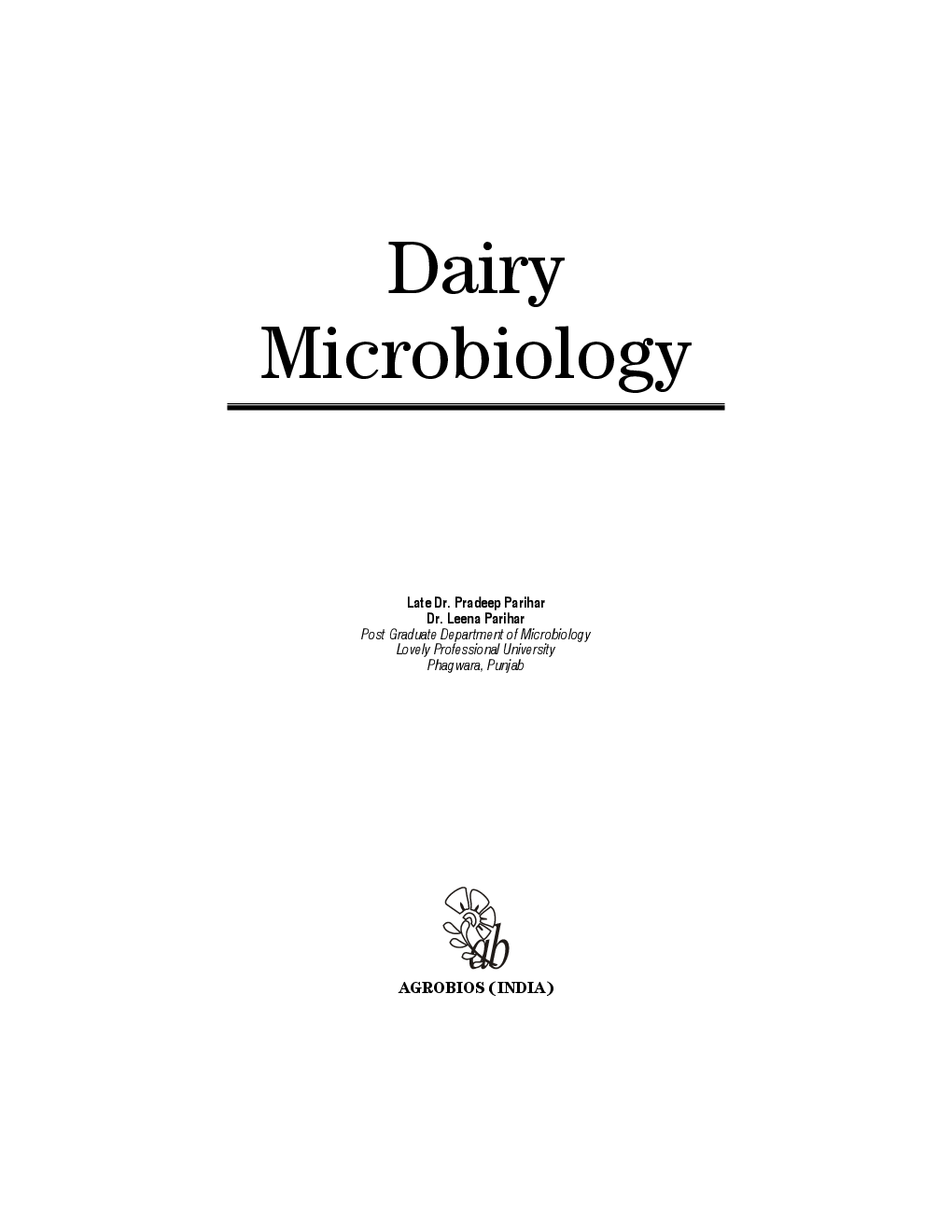 Dairy Microbiology - Page 2