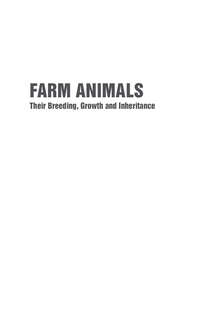 Farm Animals their Breeding, Growth and Inheritance - Page 2