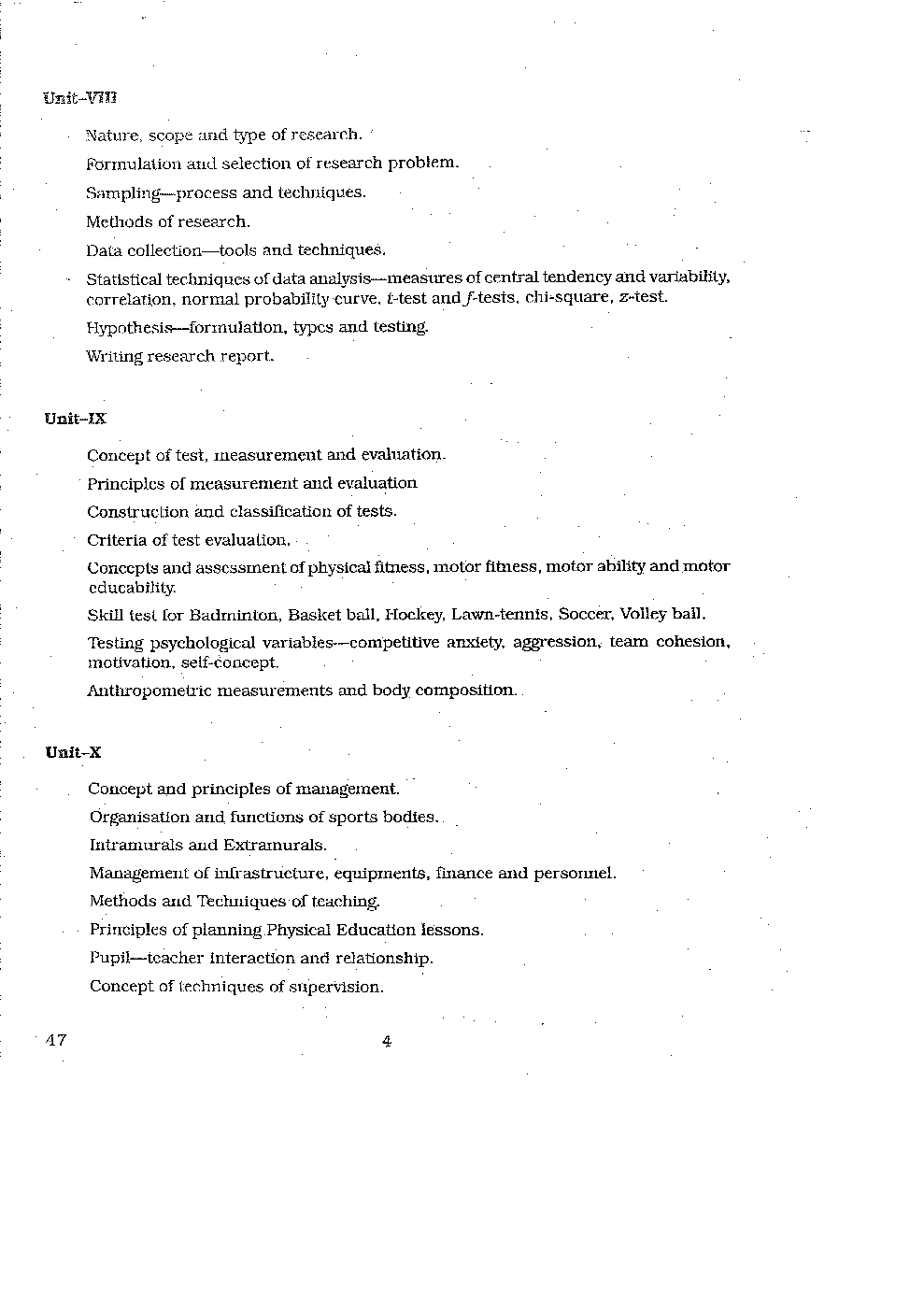 CBSE UGC NET Physical Education Syllabus 2016 - Page 5