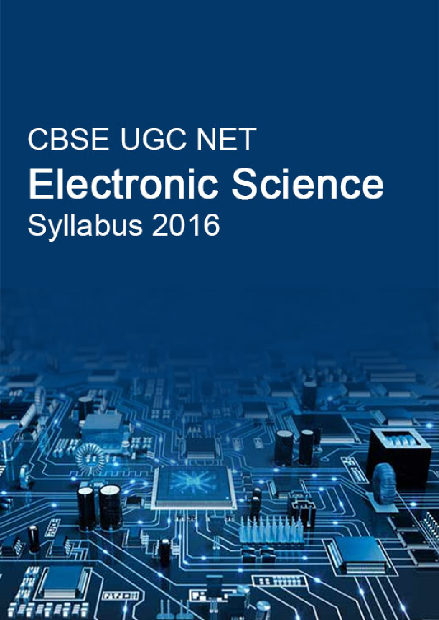 CBSE UGC NET Electronic Science Syllabus 2016 - Page 1