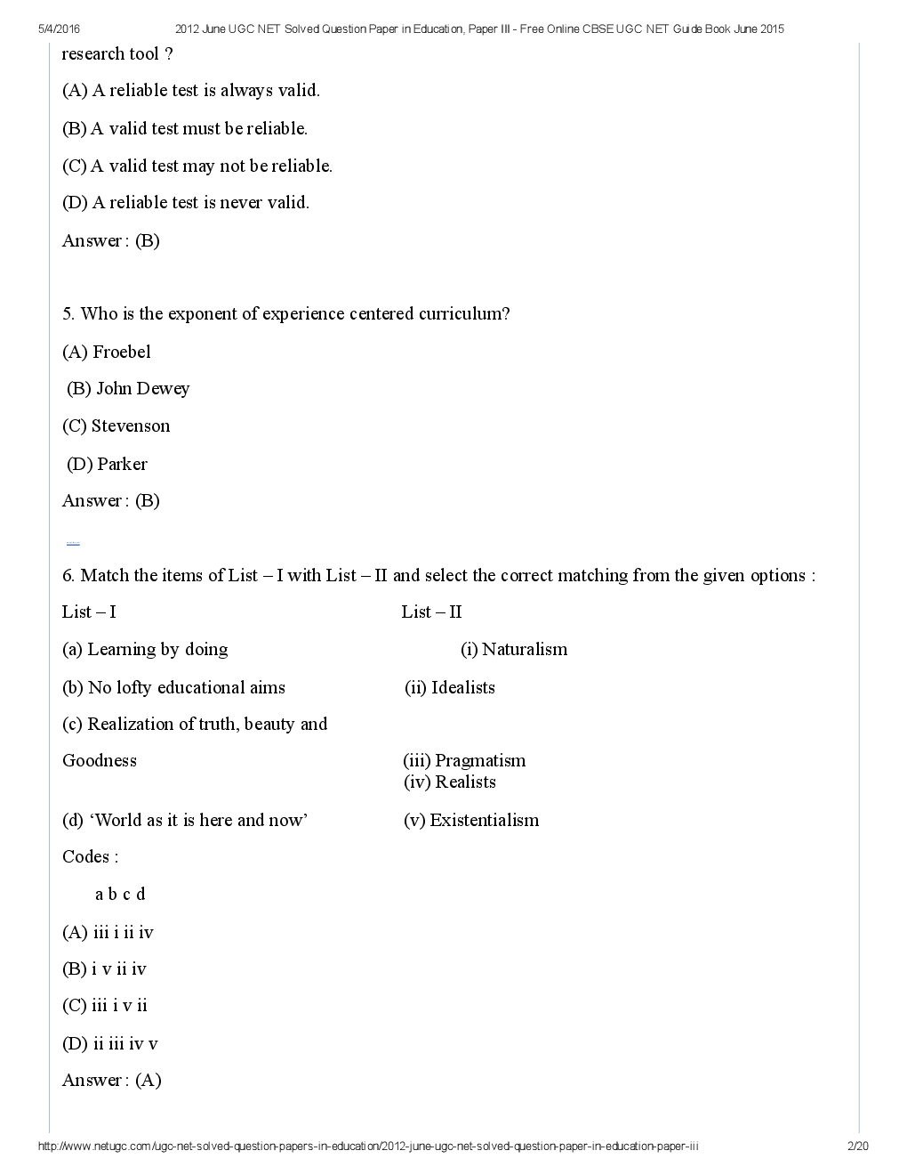 CBSE UGC NET Previous Year 2012-13 Solved Question Paper Education Paper-III(June-Dec) - Page 3