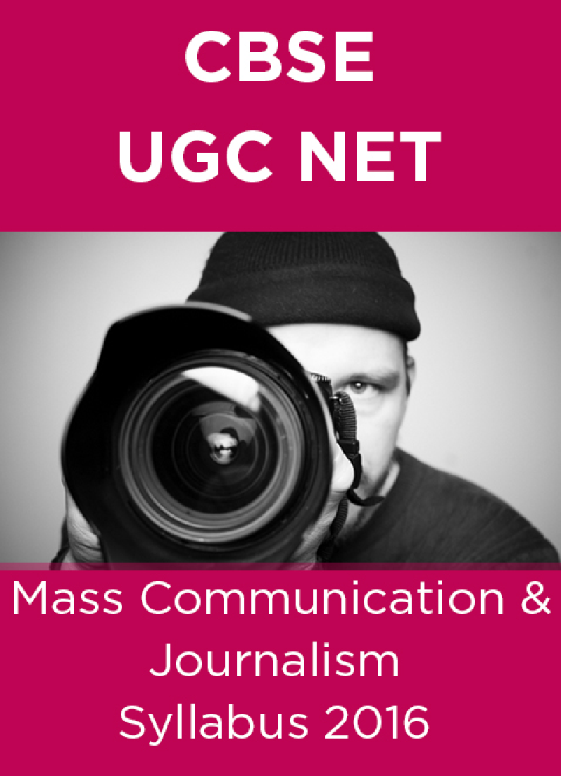 CBSE NET Mass Communication and Journalism Syllabus 2016 - Page 1