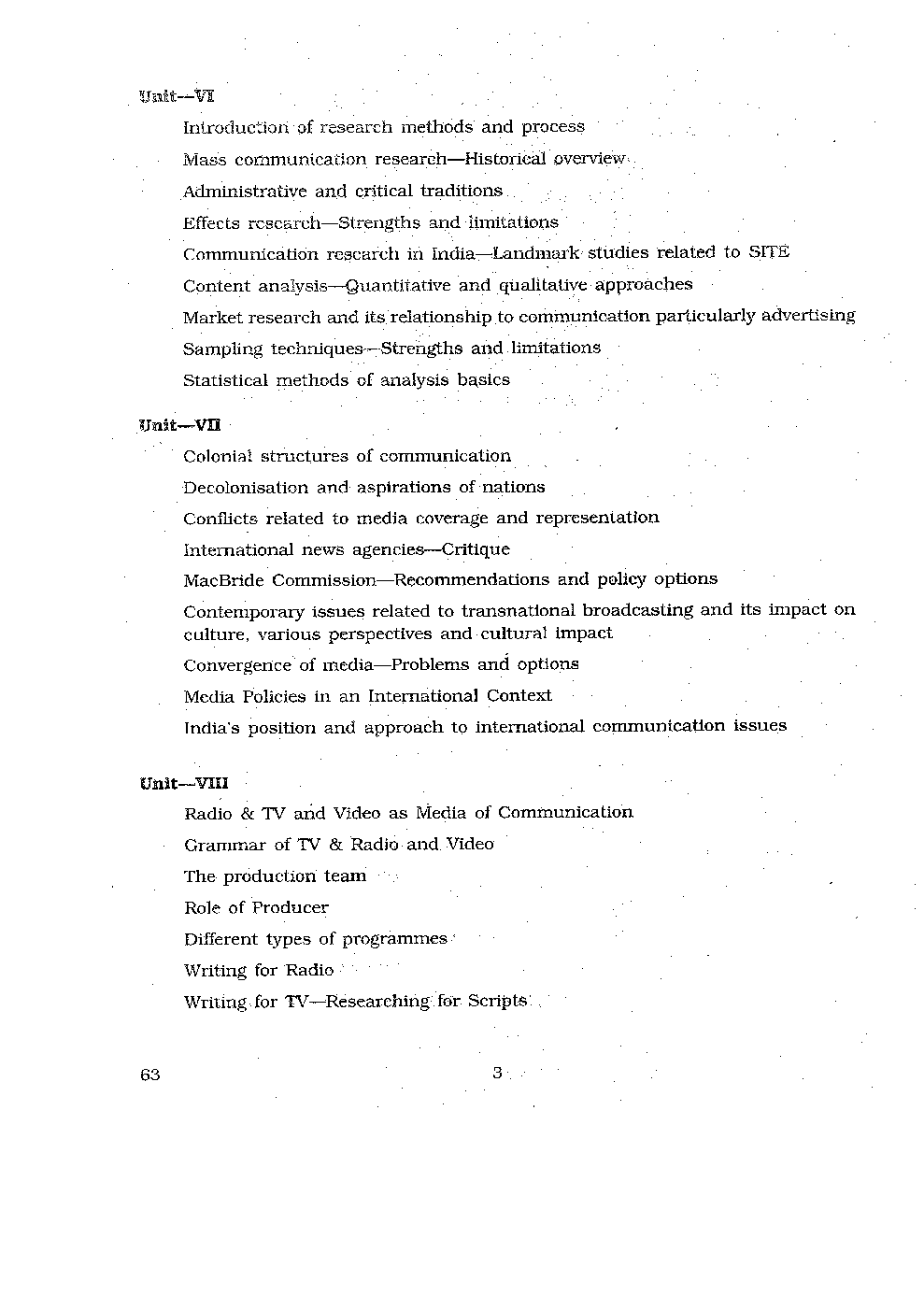 CBSE NET Mass Communication and Journalism Syllabus 2016 - Page 4