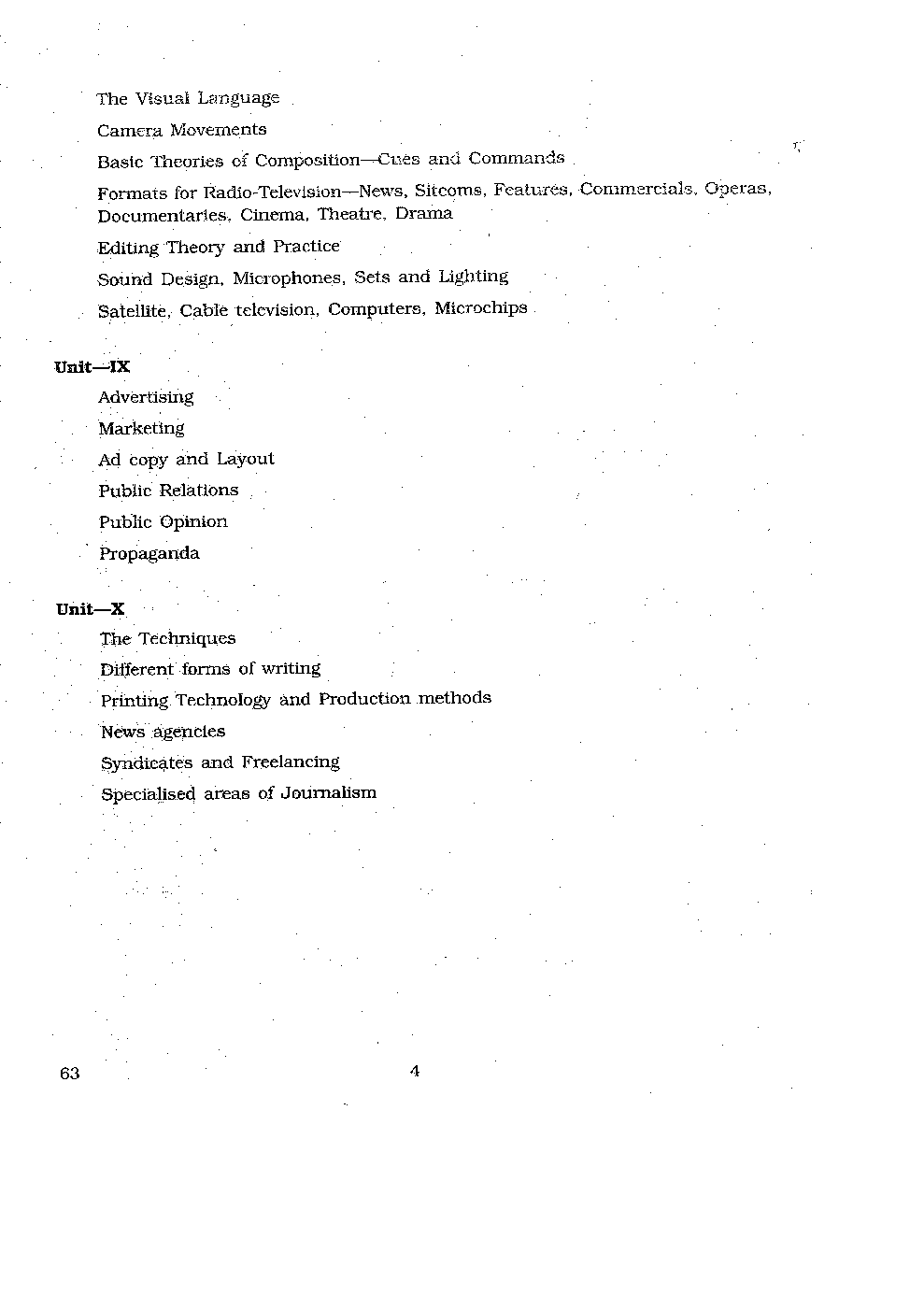 CBSE NET Mass Communication and Journalism Syllabus 2016 - Page 5