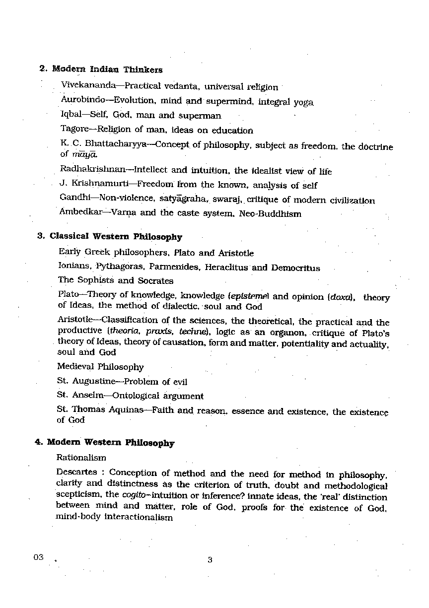 CBSE NET Philosophy Syllabus 2016 - Page 4