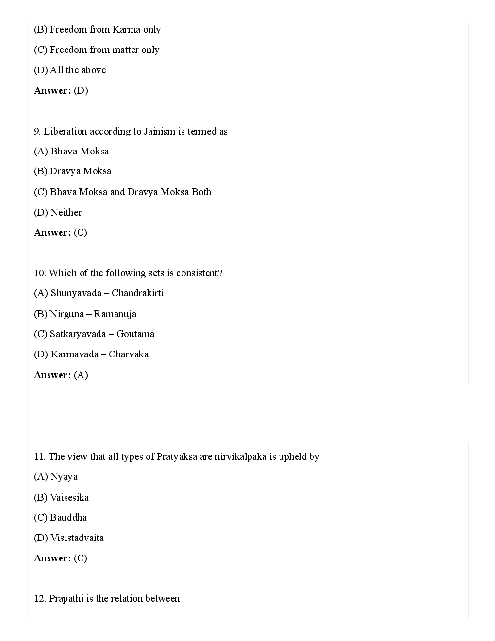 CBSE UGC NET Previous Year 2012-14 Solved Question Paper Philosophy Paper-II(June-Dec) - Page 4