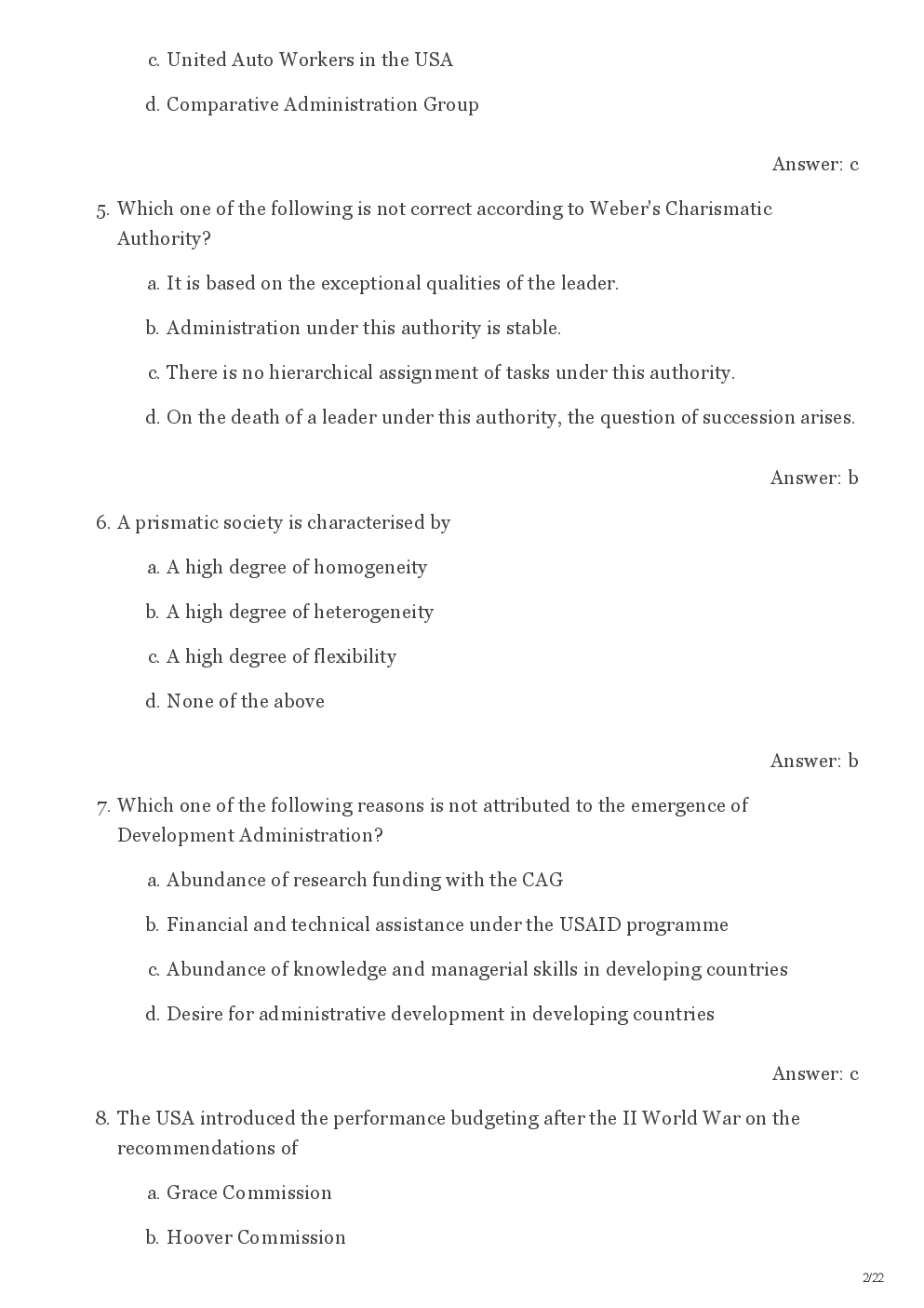 CBSE UGC NET Previous Year 2012-13 Solved Question Public Administration Paper-II(June-Dec) - Page 3