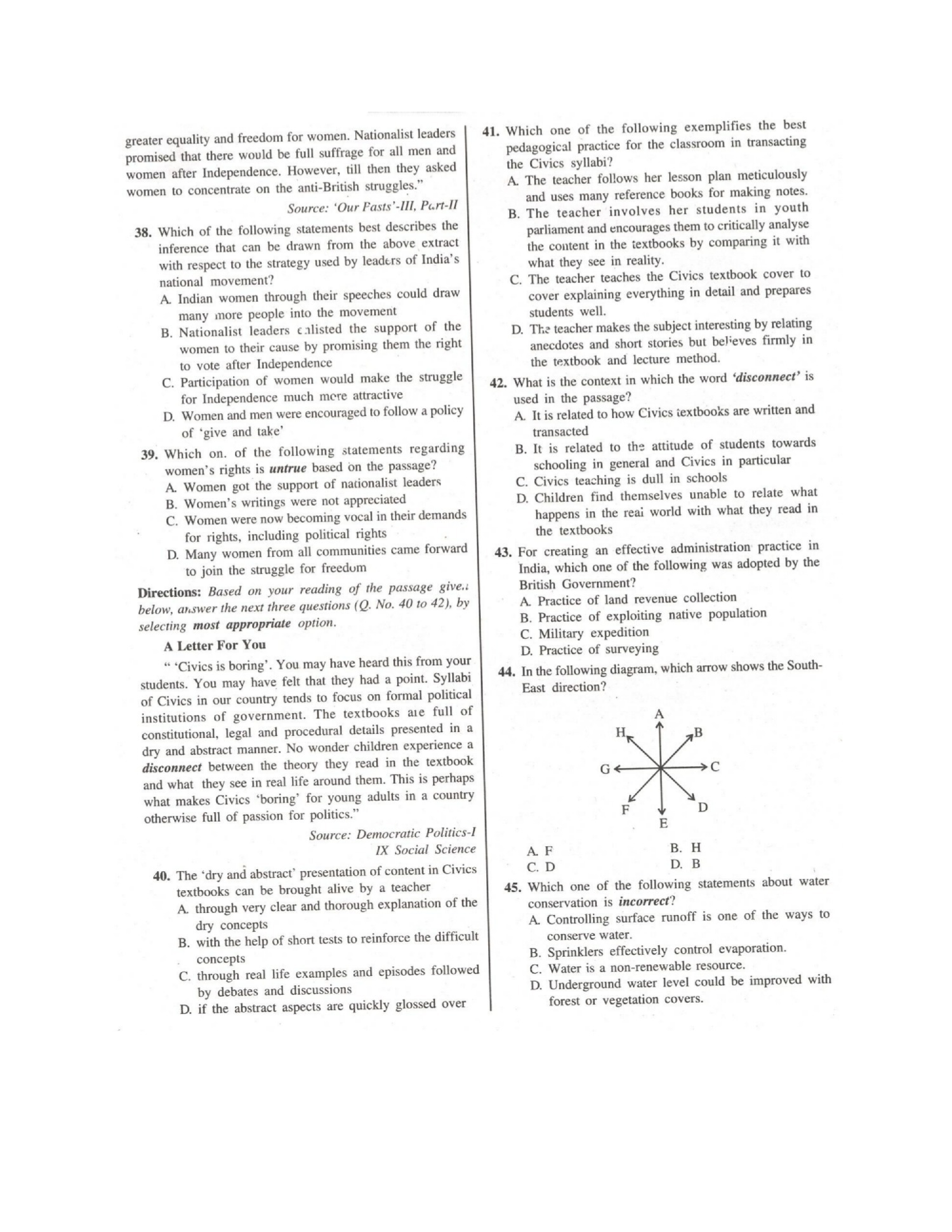 CTET Previous Year Solved Question Paper-II ( June 2011- Feb 15 ) - Page 5