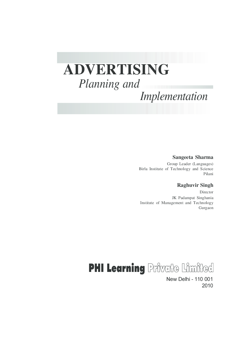 Advertising : Planning And Implementation - Page 4