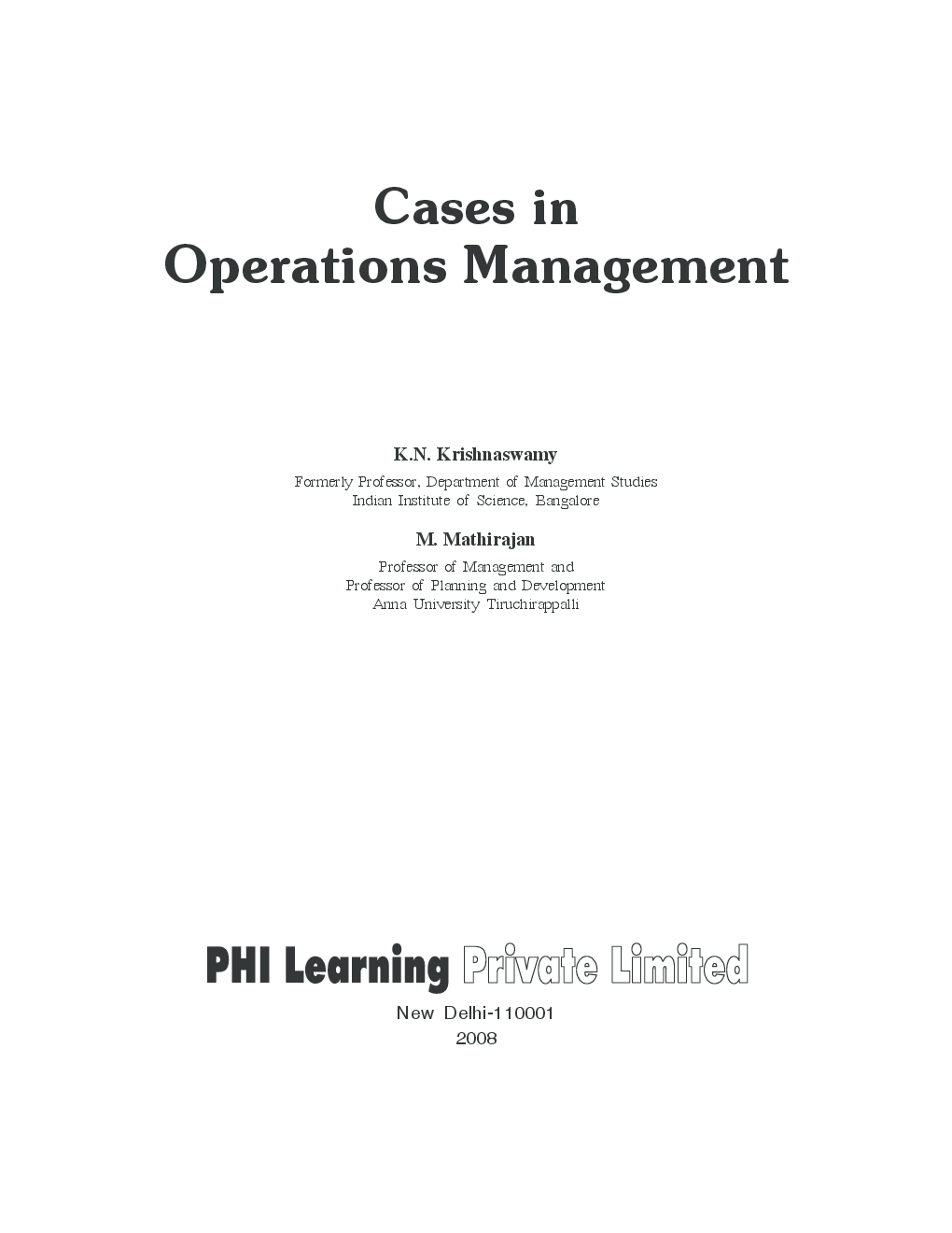 Cases In Operations Management - Page 3