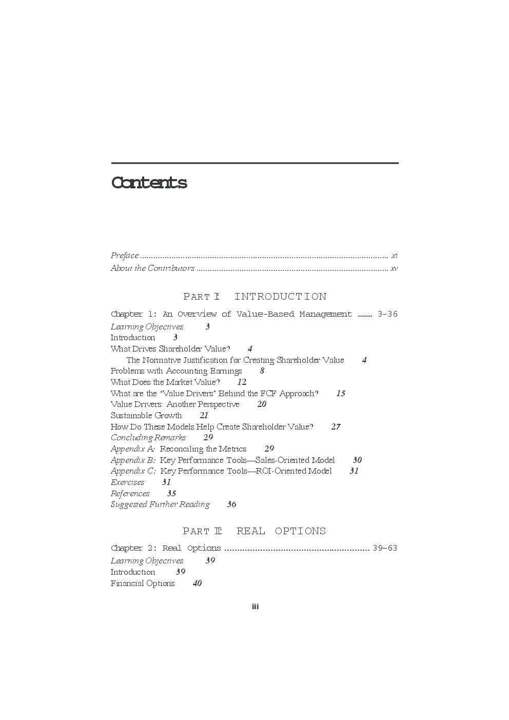 Advanced Corporate Finance - Page 4